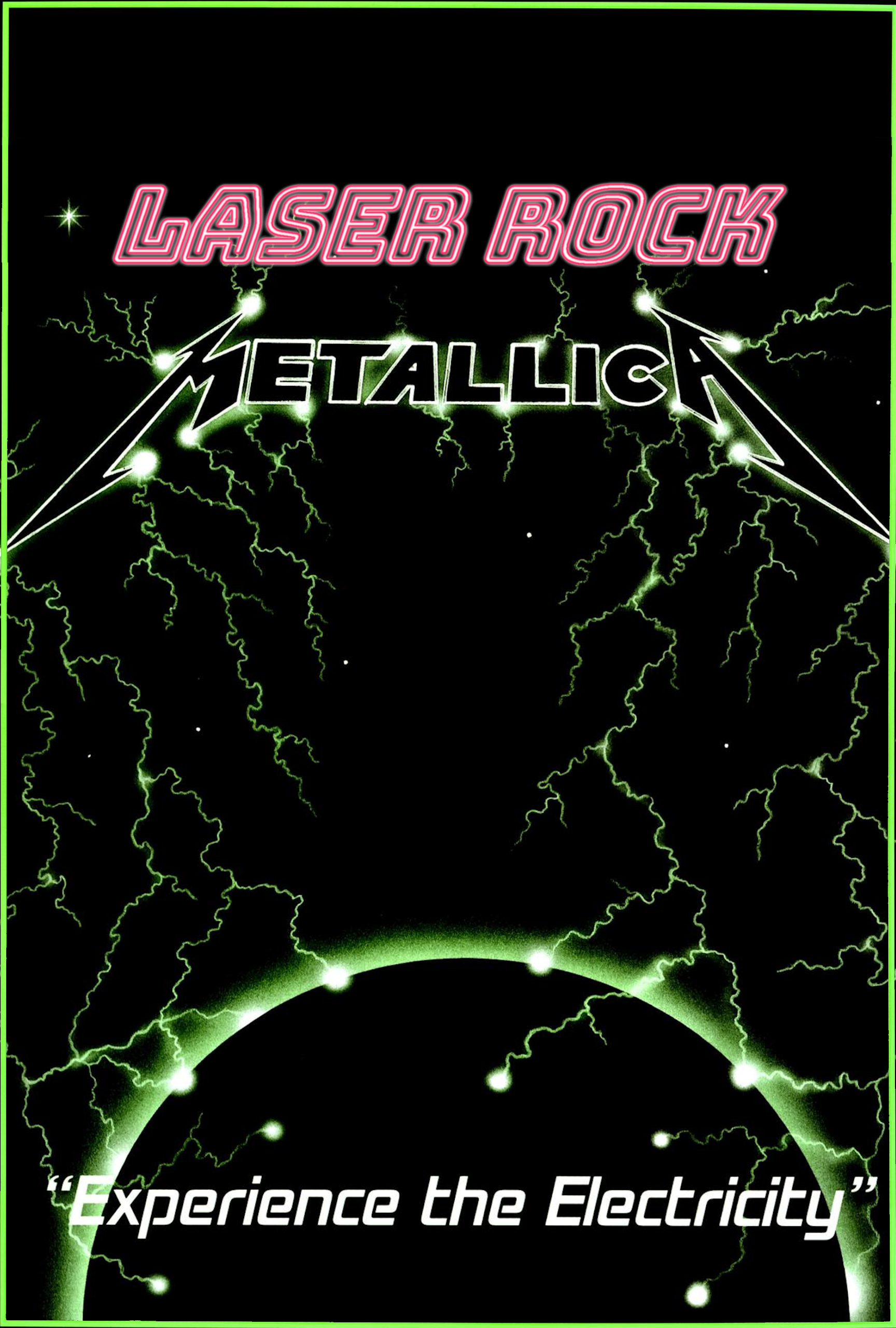 Laser Rock: Metallica poster
