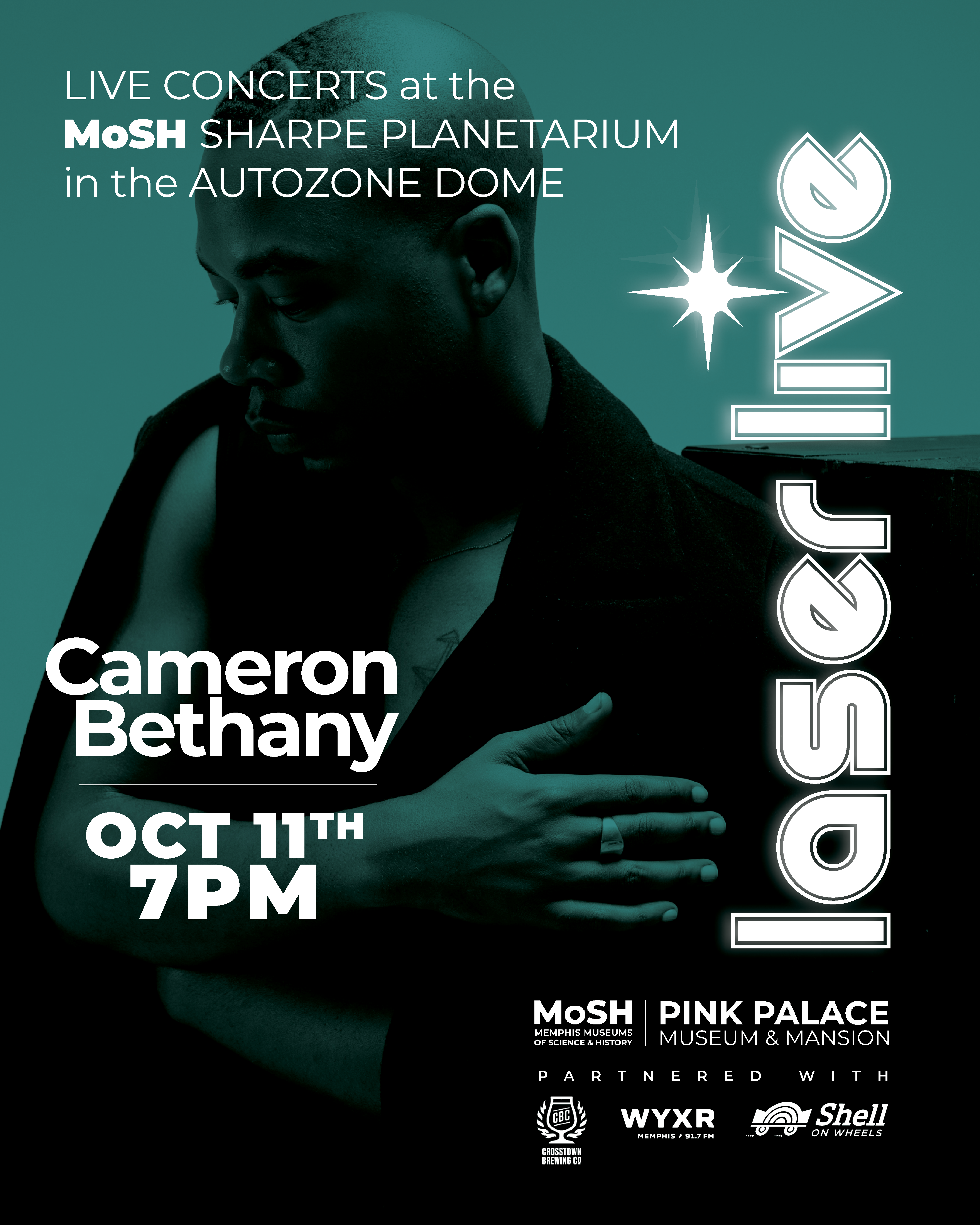 Laser Live: Cameron Bethany poster