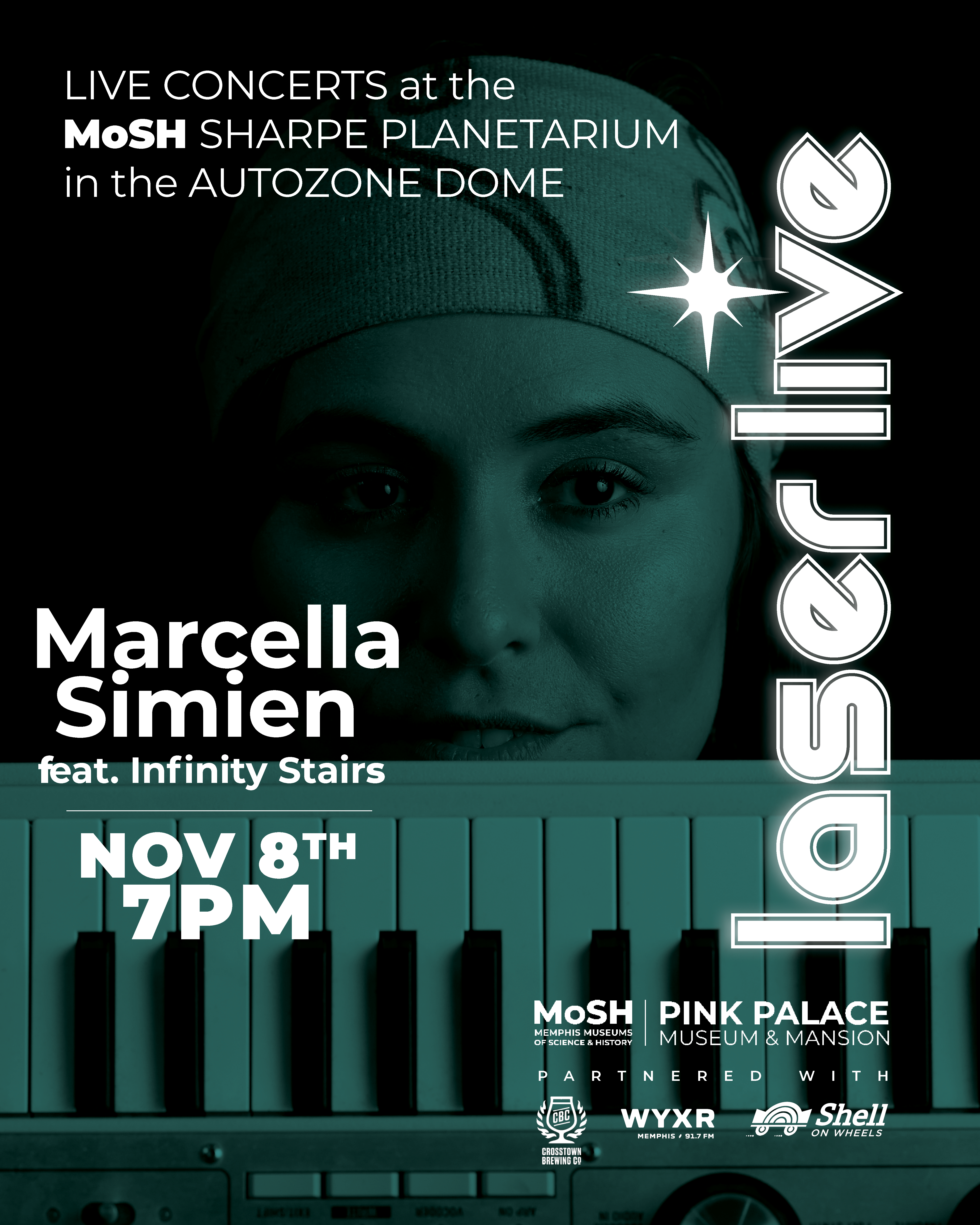 Laser Live: Marcella Simien ft. Infinity Stairs poster